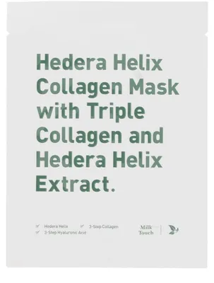 Obrázek produktu pro Mléko Touch Hedera Helix Trojitá kolagenová maska v balení po 5 kusech