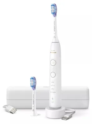 Imagen del producto de Philips Sonicare Serie 7100, modelo 7100 HX7420/02. Cepillo de dientes sónico de última generación, para adultos, con tecnología sónica, ideal para dientes sensibles, cuidado de las encías y blanqueamiento. 62.000 movimientos por minuto, color blanco, con temporizador de 2 minutos y programa de 4 x 30 segundos