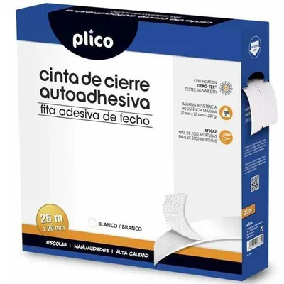 Produktbild von Klebeband PLICO Weiß 20 mm x 25 m
