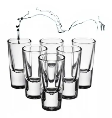 Produktbild von Cheers Glas Wodka Gläser 28 ml 6 Stück