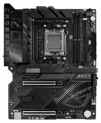 Obrázek produktu pro ASUS ROG CROSSHAIR X870E APEX, AMD, Zásuvka AM5, AMD Ryzen 7000 Series, AMD Ryzen 8000 Series, AMD Ryzen 9000 Series, Zásuvka AM5, DDR5-SDRAM, 128 GB