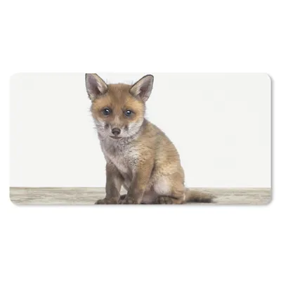 Produktbild von MuchoWow® Mauspad Mousepad Fuchs - Baby-Fuchs - Kinder - Mädchen - Jungen 60x30 cm - Mousepads - Maus Mat - Pad - Mausunterlage - Nachhaltig