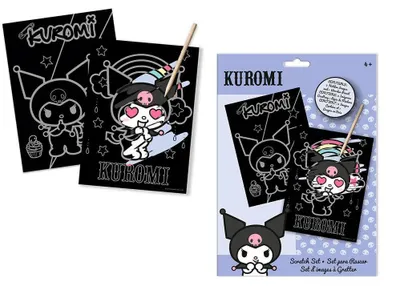 Immagine prodotto di Set di immagini da grattare Kuromi Multicolore Multicolore Taglia unica