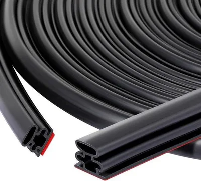 Produktbild von Famanu selbstklebende Tür- und Fensterdichtung - Geräuschdämpfende Gummidichtung für Spalten - 10 m - schwarz