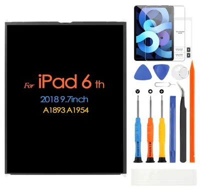 Produktbild von ARSSLY LCD Bildschirm für iPad 2018 LCD Display für iPad A1893 A1954 Ersatz Bildschirm Glas mit Reparatur Kit, Nur LCD