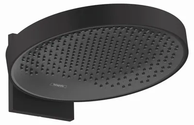 Image de Douche de plafond hansgrohe Rainfinity 360, modèle 1jet, avec raccord mural, finition noir mat