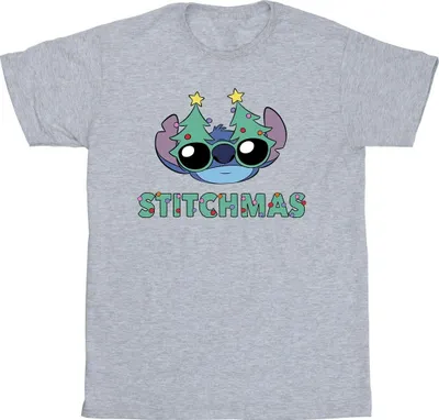Produktbild von Disney - "Stitchmas" T-Shirt für Herren BI33804 (XL) (Grau)