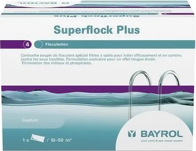 Immagine prodotto di BAYROL Superflock chiarificante per piscine, tubo da 1 kg