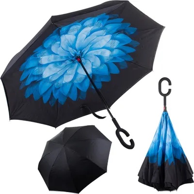 Produktbild von Verk 25000_N Regenschirm umgekehrter Taschenschirm dicke Drähte robuster Standschirm ACTION