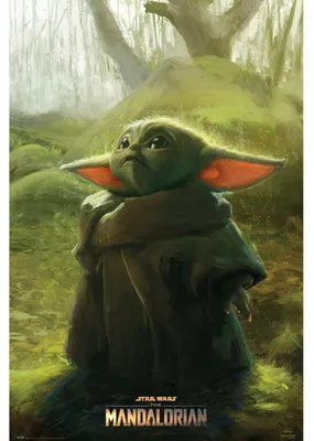 Poster The Mandalorian Child Grogu, 61x91,5 cm, Baby Yoda