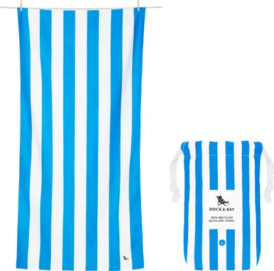 Produktbild von Dock & Bay Beach Towel XL Bondi Blue 200x90cm