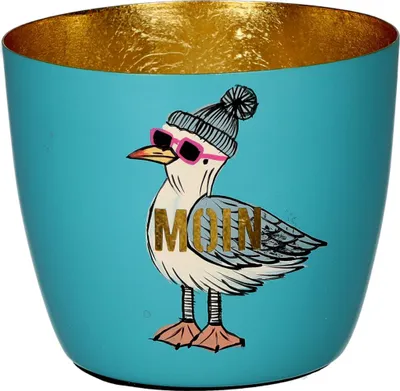 Produktbild von Gift Company Windlicht Madras Moin Türkis Gold