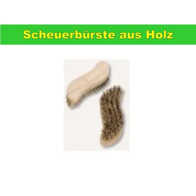Produktbild von Scheuerbürste aus Holz S-Form