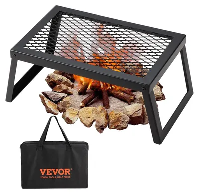 Image de VEVOR BBQ Gills Barbecue au charbon de bois rabattable 458 x 305 x 205 mm, Barbecue de table Barbecue de voyage portable 6 kg de charge, Outdoor Pliable Barbecue de pique-nique Barbecue de camping Noir 300 ℃, pour terrasse, camping, fête