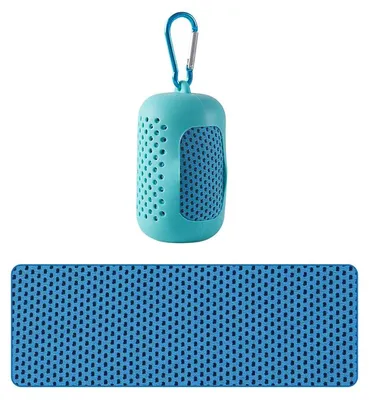 Obrázek produktu pro Chladicí ručník, rychleschnoucí, s vysokou savostí, modrý, rozměry 30-80 cm