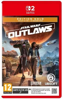 Zdjęcie produktu dla UBISOFT Gra Wideo Star Wars Outlaws, Edycja Gold, Gra Nintendo Switch 2