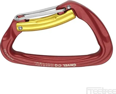 Produktbild von Grivel Sigma K8g Twin Gate Karabinerhaken Rot,Golden  Rot,Golden One Size