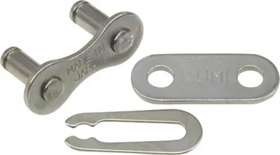 Produktbild von Izumi Missing Link Tough Guard 1/2 x 1/8 Zoll Kettenschloss Kettenglied silber