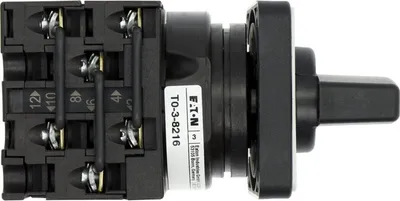 Image de Eaton T0-3-8216/E Interrupteur électrique à bascule 3P noir