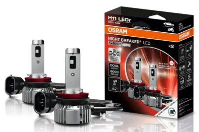 Produktbild von LED-Nachrüstlampe Lampen Birnen / 2x Original OSRAM H11 6000K ECE R37-Zulassung
