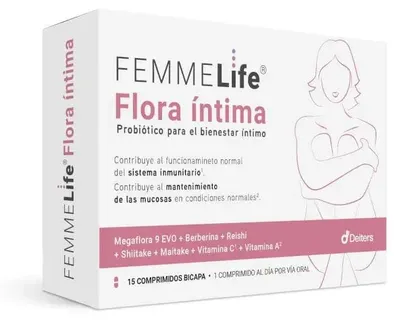 Image de Femmelife Intim Flora, 15 comprimés