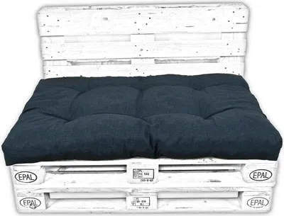 Produktbild von AMPO Palettenkissen Sitz Palettenpolster Auflage Marine 120x80 cm