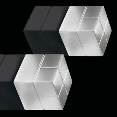 Produktbild von SIGEL BA706 SuperDym-Magnete C20 "Super-Strong" - bis zu 23 Bl. (A4, 80g/m²) - Cube-Design - 20x20 mm - silber - 2 Stück