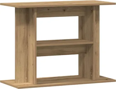 Image de vidaXL Meuble pour aquarium Artisan Oak 80x35x60 cm Matériau dérivé du bois