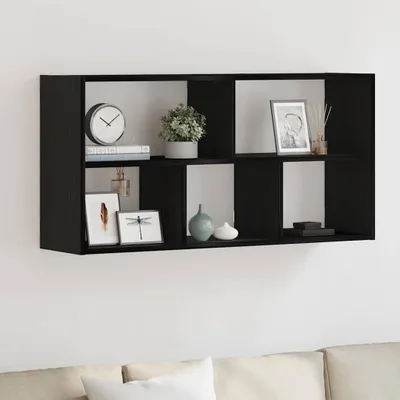 Imagen del producto de Maison Exclusive - Estantería de pared, color  con aspecto de roble, 100x25x50 cm, material de madera
