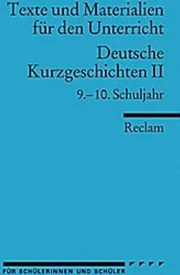 Produktbild von Deutsche Kurzgesch. 2/9.-10.