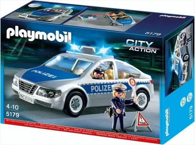 Produktbild von PLAYMOBIL 5179 - Polizeifahrzeug mit Blinklicht