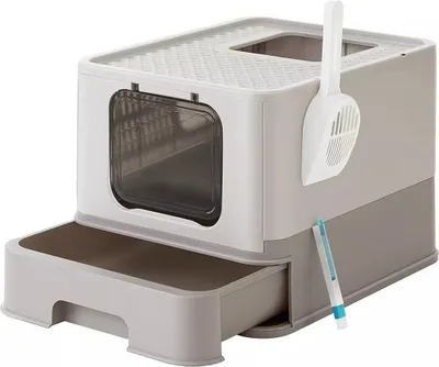 Immagine prodotto di In And OutdoorLettiera per gatti con cassettoLolita - Grigio chiaro - Chiusura igienica - Lettiera per gatti - Gatti piccoli e grandi
