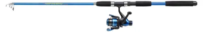 Produktbild von Shakespeare Firebird Tele Spinnrute and Rolle Combo - Teleskopische, tragbare An