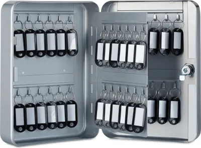 Zdjęcie produktu dla relaxdays 10025073_111 relaxdays Schlüsselkasten mit 48 Haken
