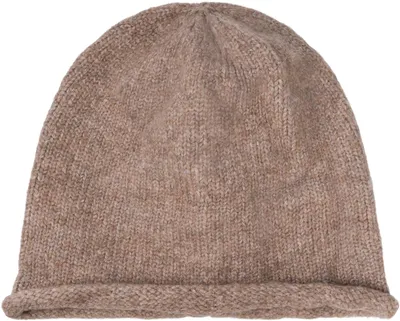 Produktbild von styleBREAKER Uni Oversize Strick Beanie Mütze mit Rollrand, Warme Winter Strickmütze Einfarbig, loose fit 04024207