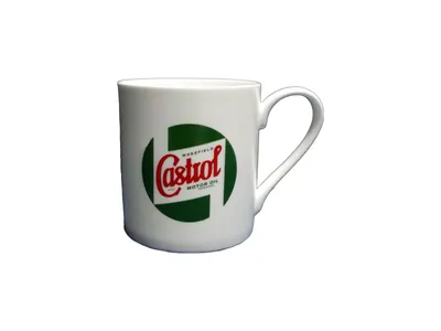 Zdjęcie produktu dla Kubek CASTROL "Classic" Biały kubek porcelanowy, 390 ml