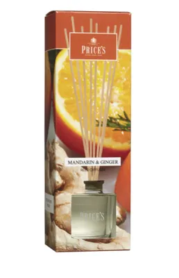 Produktbild von Prices Candles - Reed Diffuser Mandarin & Ginger - 100ml - Raumduft