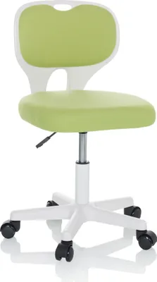 Produktbild von hjh OFFICE Kinderdrehstuhl KIDDY TOP W Schreibtischstuhl für Kinder höhenverstellbar ohne Armlehnen Stoff