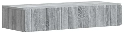 Obrázek produktu pro vidaXL Nástěnný odkládací stolek, šedý Sonoma, 87,5 x 34,5 x 17 cm