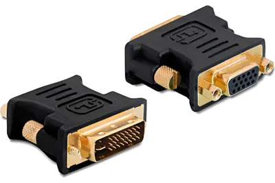 Produktbild von Delock Adapter VGA 15pin Buchse > DVI 24+5 Stecker