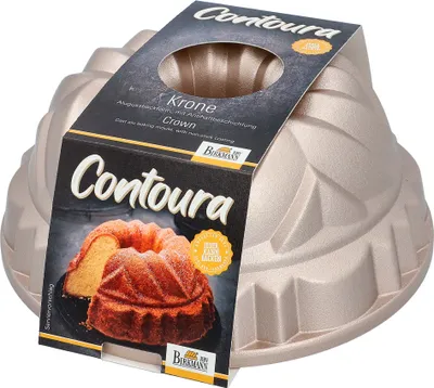 Image de Birkmann Contoura Krone, Moule à gâteaux, Moule à motifs, Moule à kouglof, Fonte d'aluminium, 23 cm, 887022