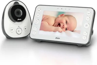 Produktbild von Alecto DVM-150 - Babyphone mit Kamera und 5" Farbdisplay, Weiß