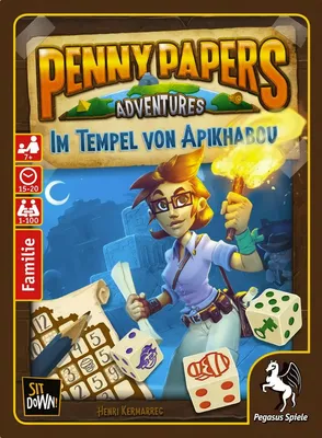 Zdjęcie produktu dla Pegasus Penny Papers Adventures, Gra planszowa, Strategia, 7 lat(a), 15 min
