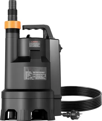 Produktbild von Tauchpumpe - Schmutzwasserpumpe - Leistung 690 W - Fördermenge 17500 l/h - Förderhöhe 9 m - Automatik-Schwimmerschalter - Für Klar- & Schmutzwasser - Für Pool, Teich, Keller