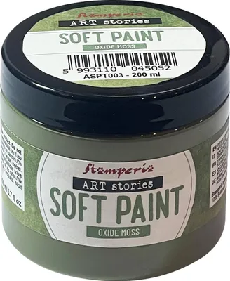 Produktbild von Stamperia Soft Paint, 200 ml Oxide Moss