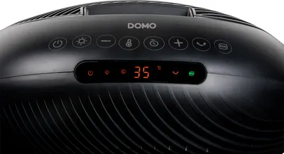 Zdjęcie produktu dla Domo DO7349H, Ceramika, 24 h, 1,65 m, Wewnętrzna, Biurko, Podłoga, Stół, Czarny
