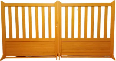 Image de Portail En Bois Ajouree Traverse Droit L3m x H1,50 (Quincaillerie inclus 390)