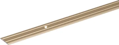 Produktbild von Alberts Übergangsprofil | gebohrt | Aluminium, sandfarbig eloxiert | 900 x 38 mm