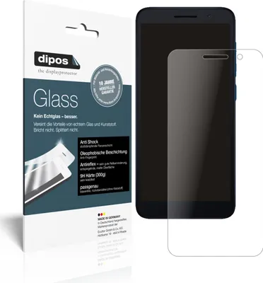 Zdjęcie produktu dla 1x folia ochronna do Alcatel 1 (2021) frosted - folia antywstrząsowa 9H dipos Glass szkło plastikowe