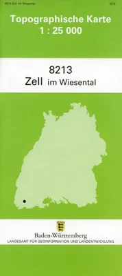 Produktbild von Zell im Wiesental 1 : 25 000